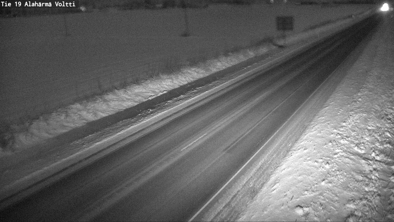 Weather Camera Image Väg 19 Alahärmä, Voltti, Kauhava, Etelä-Pohjanmaa