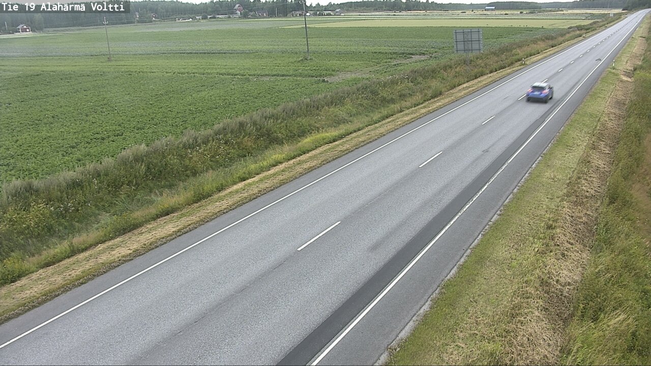 Weather Camera Image Väg 19 Alahärmä, Voltti, Kauhava, Etelä-Pohjanmaa
