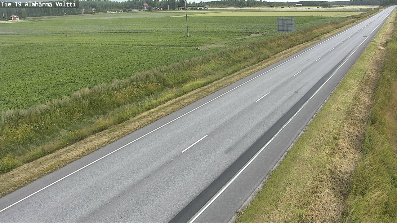 Weather Camera Image Väg 19 Alahärmä, Voltti, Kauhava, Etelä-Pohjanmaa