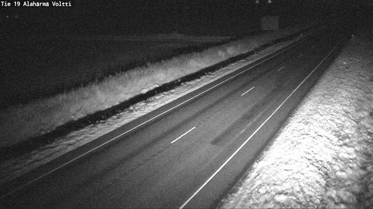 Weather Camera Image Väg 19 Alahärmä, Voltti, Kauhava, Etelä-Pohjanmaa