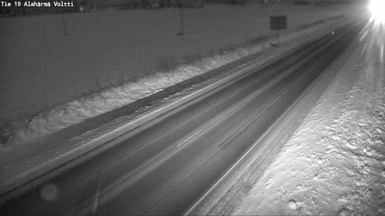 Weather Camera Image Väg 19 Alahärmä, Voltti, Kauhava, Etelä-Pohjanmaa