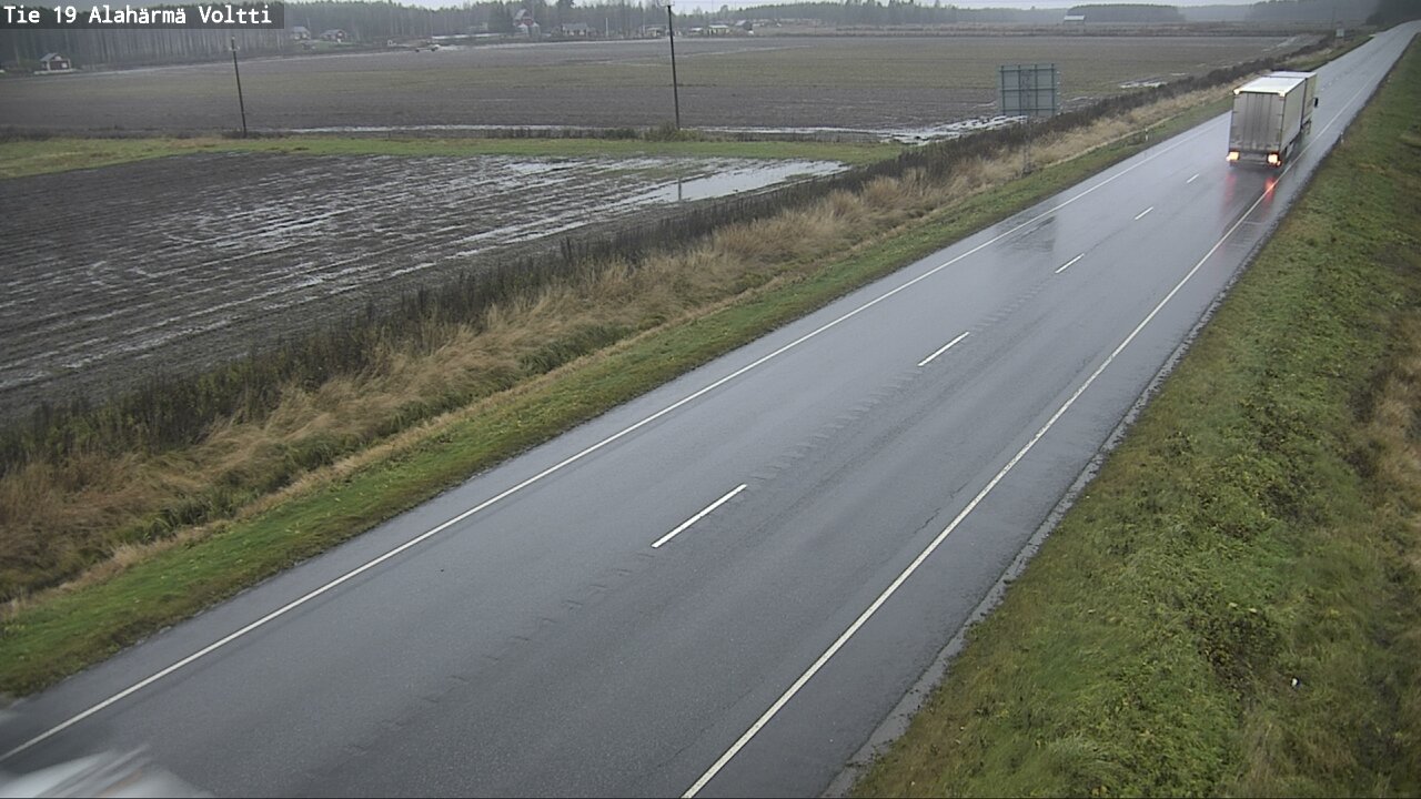 Weather Camera Image Väg 19 Alahärmä, Voltti, Kauhava, Etelä-Pohjanmaa