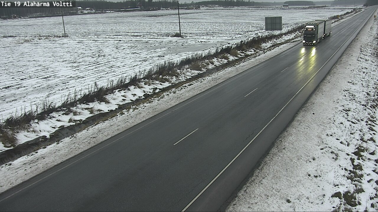 Weather Camera Image Road 19 Alahärmä, Voltti, Kauhava, Etelä-Pohjanmaa
