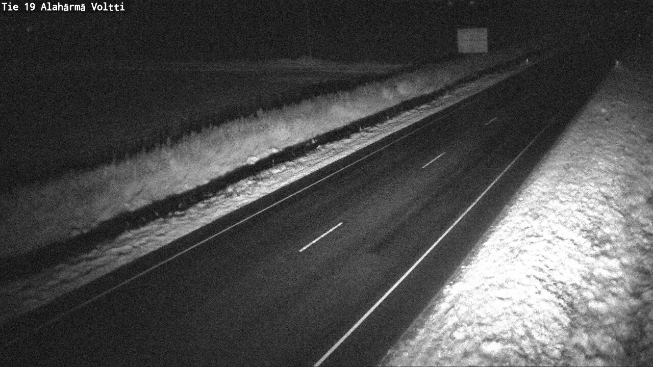 Weather Camera Image Väg 19 Alahärmä, Voltti, Kauhava, Etelä-Pohjanmaa