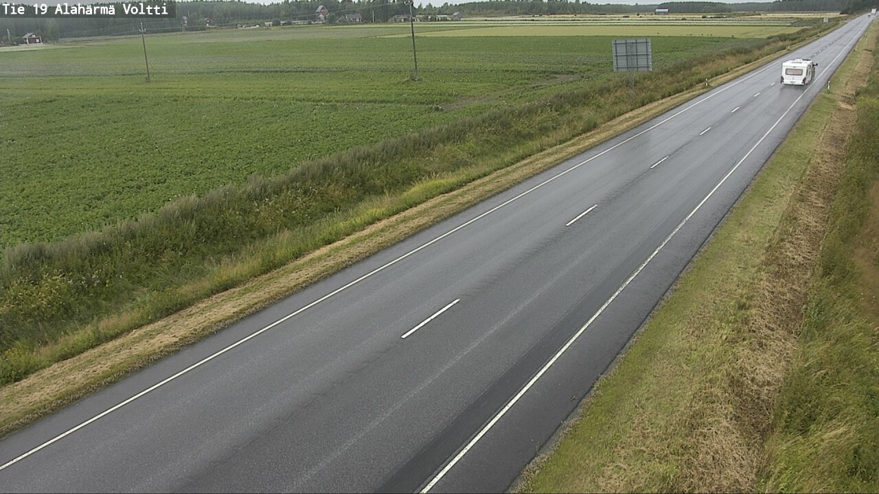 Weather Camera Image Väg 19 Alahärmä, Voltti, Kauhava, Etelä-Pohjanmaa