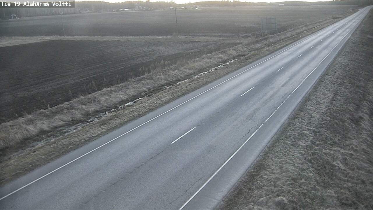 Weather Camera Image Väg 19 Alahärmä, Voltti, Kauhava, Etelä-Pohjanmaa