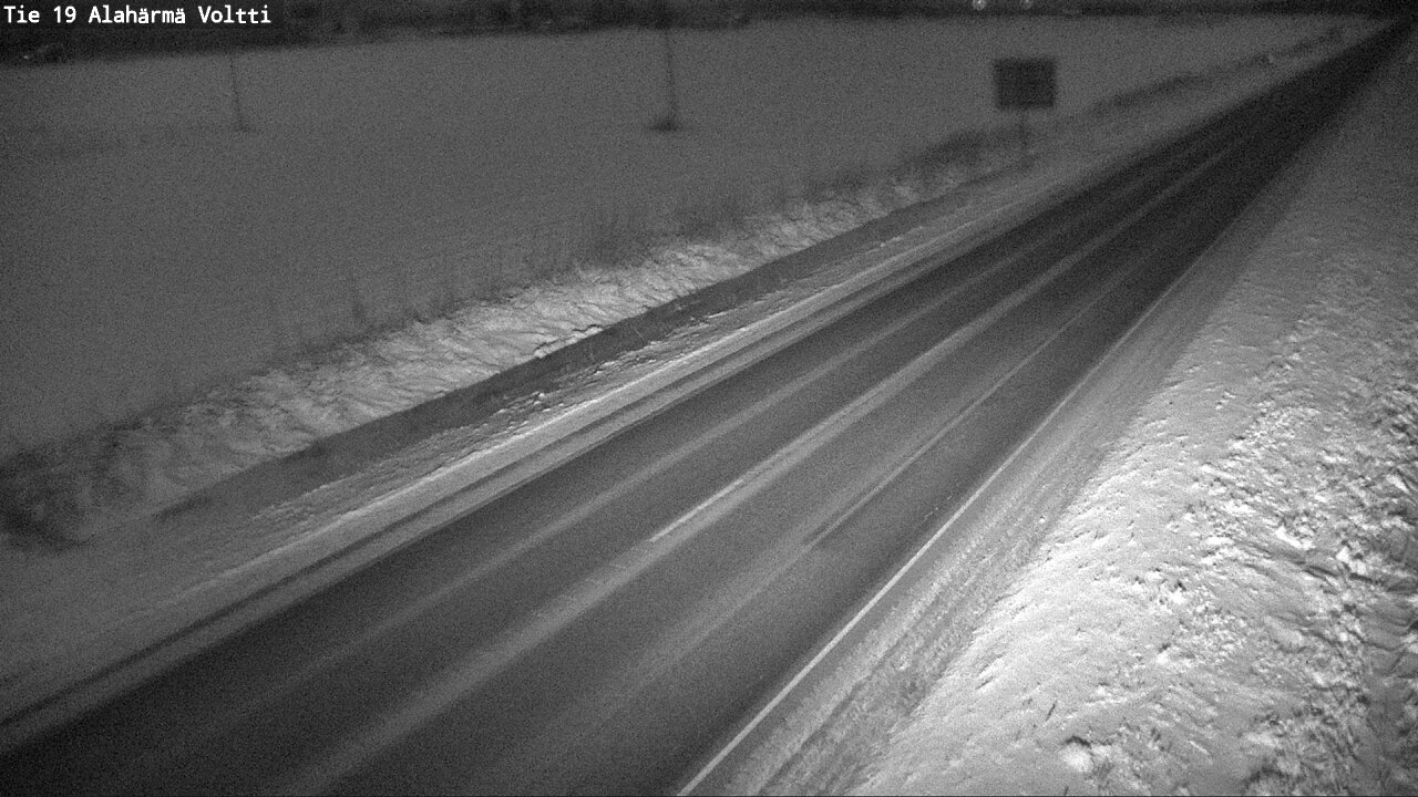 Weather Camera Image Väg 19 Alahärmä, Voltti, Kauhava, Etelä-Pohjanmaa