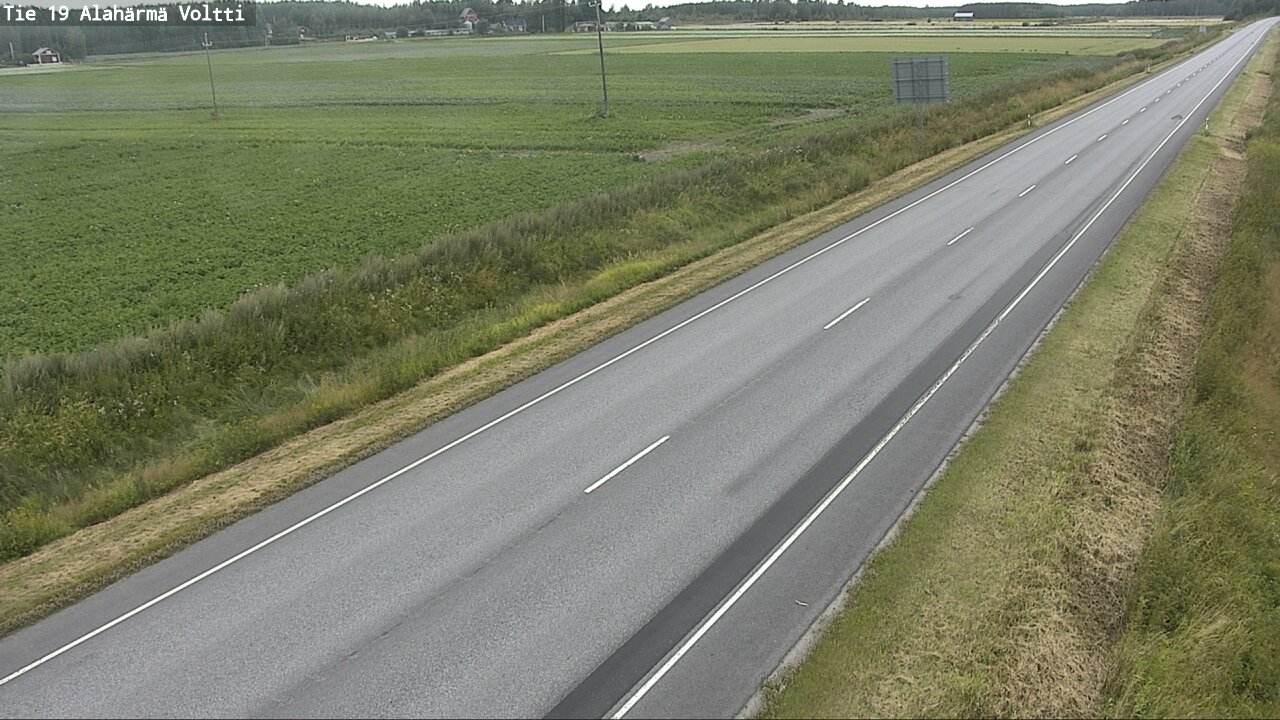 Weather Camera Image Väg 19 Alahärmä, Voltti, Kauhava, Etelä-Pohjanmaa