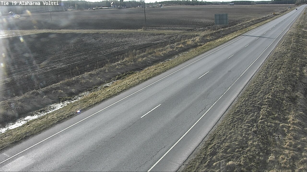Weather Camera Image Väg 19 Alahärmä, Voltti, Kauhava, Etelä-Pohjanmaa