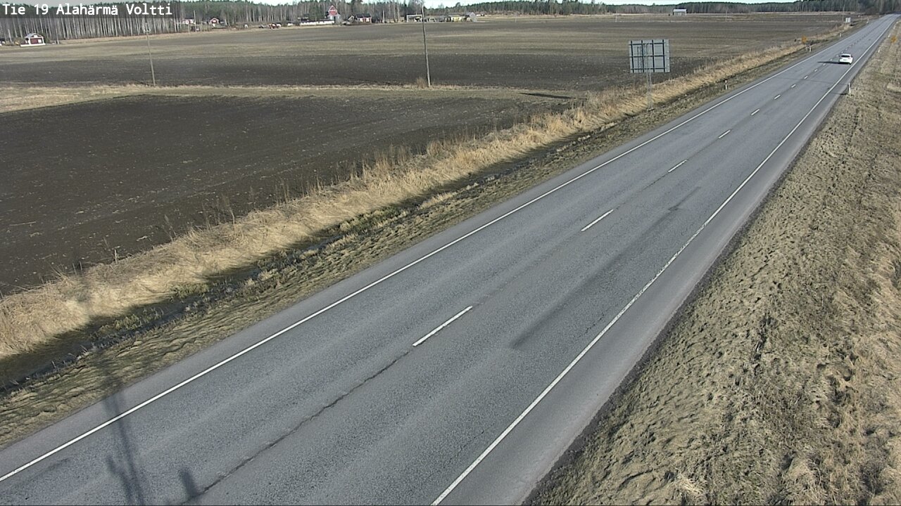 Weather Camera Image Väg 19 Alahärmä, Voltti, Kauhava, Etelä-Pohjanmaa