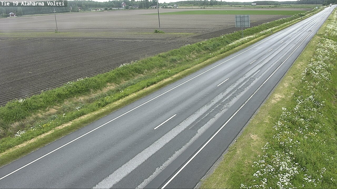 Weather Camera Image Väg 19 Alahärmä, Voltti, Kauhava, Etelä-Pohjanmaa