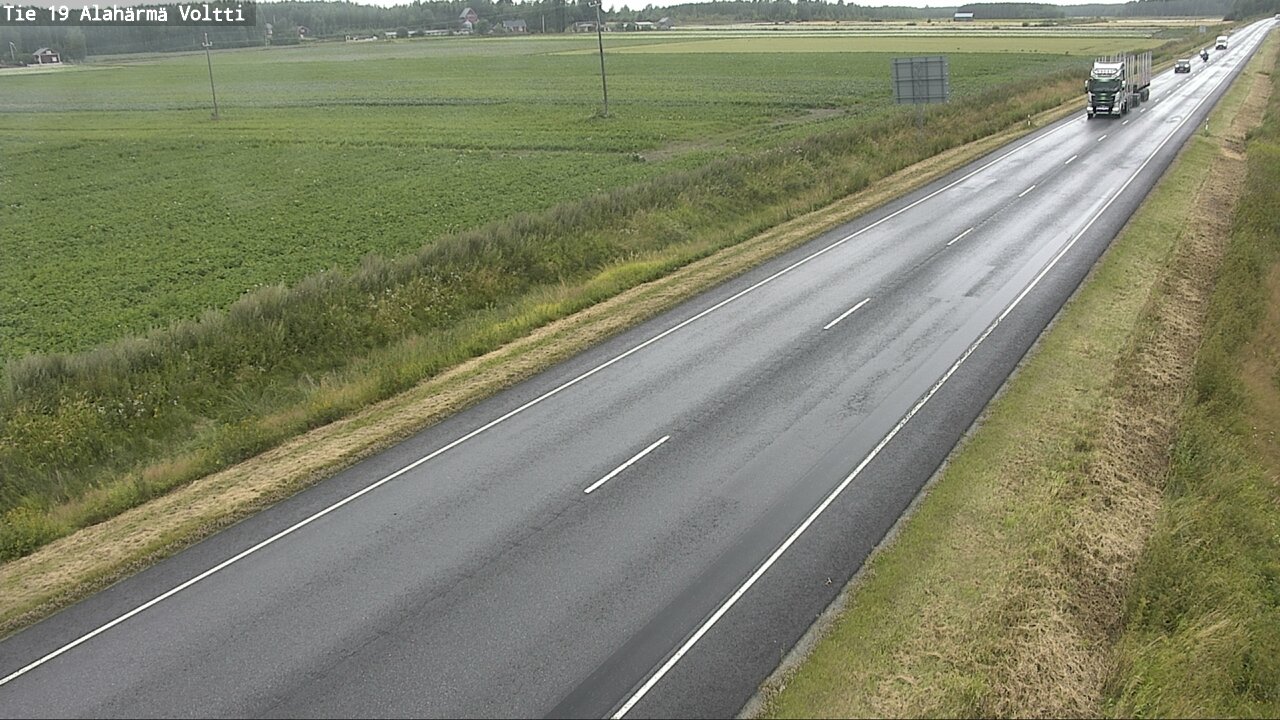 Weather Camera Image Väg 19 Alahärmä, Voltti, Kauhava, Etelä-Pohjanmaa