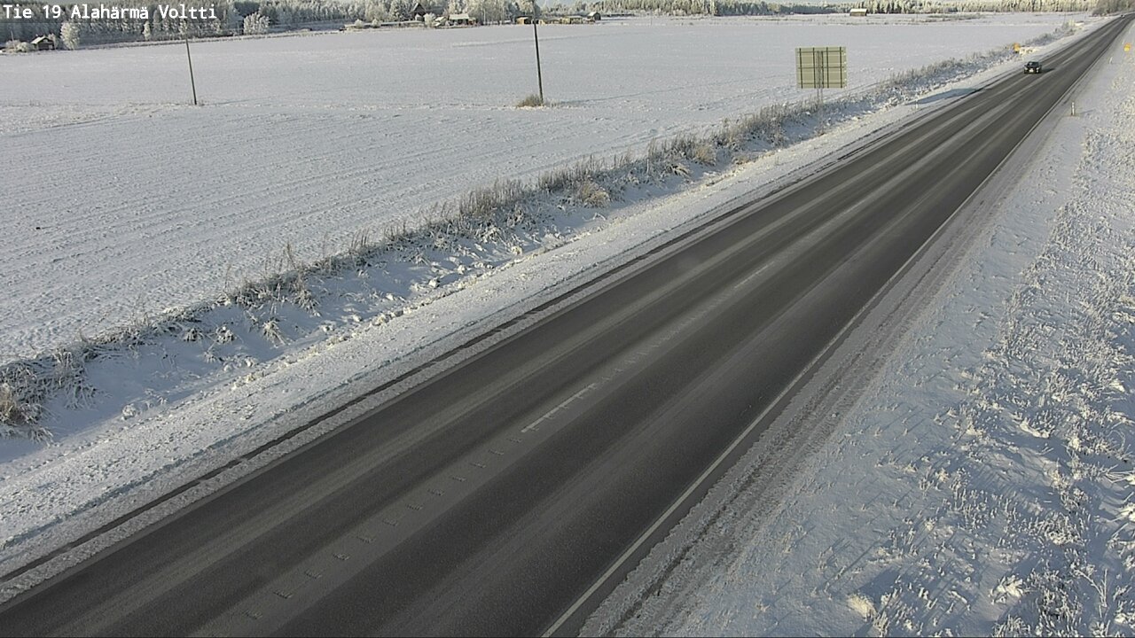 Weather Camera Image Väg 19 Alahärmä, Voltti, Kauhava, Etelä-Pohjanmaa