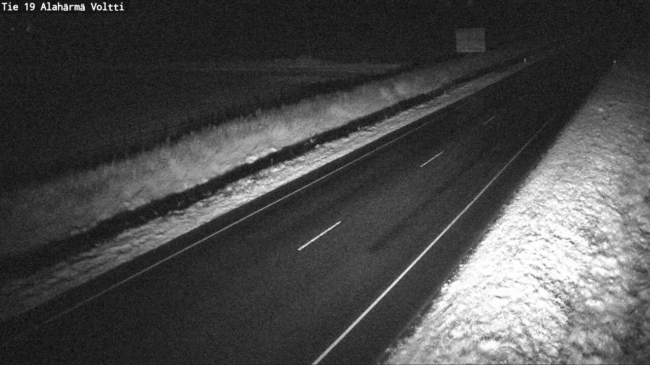 Weather Camera Image Väg 19 Alahärmä, Voltti, Kauhava, Etelä-Pohjanmaa