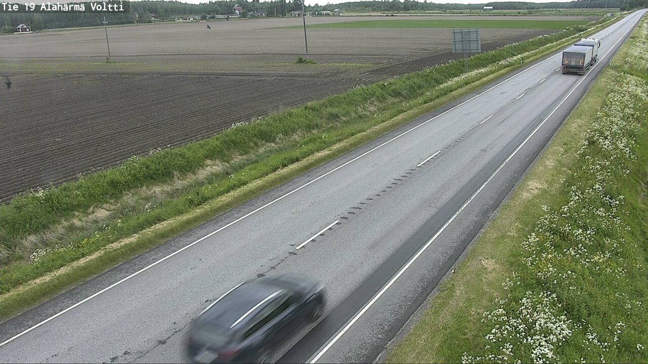 Weather Camera Image Väg 19 Alahärmä, Voltti, Kauhava, Etelä-Pohjanmaa