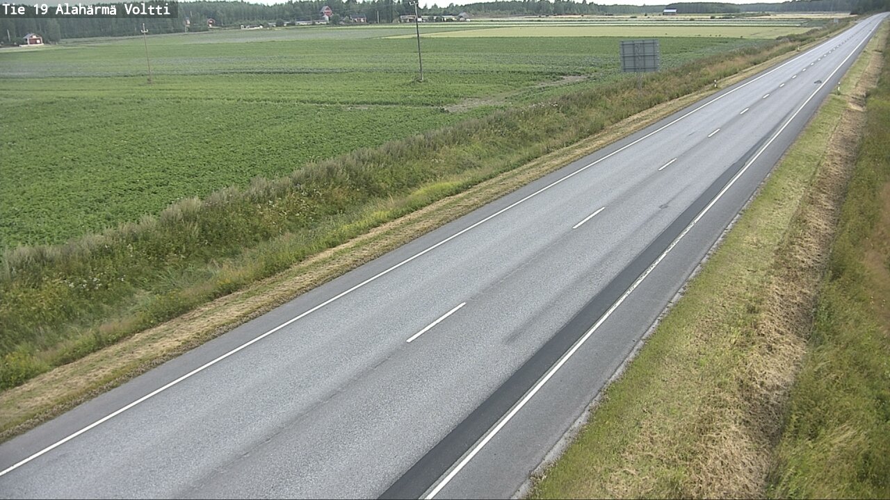 Weather Camera Image Väg 19 Alahärmä, Voltti, Kauhava, Etelä-Pohjanmaa
