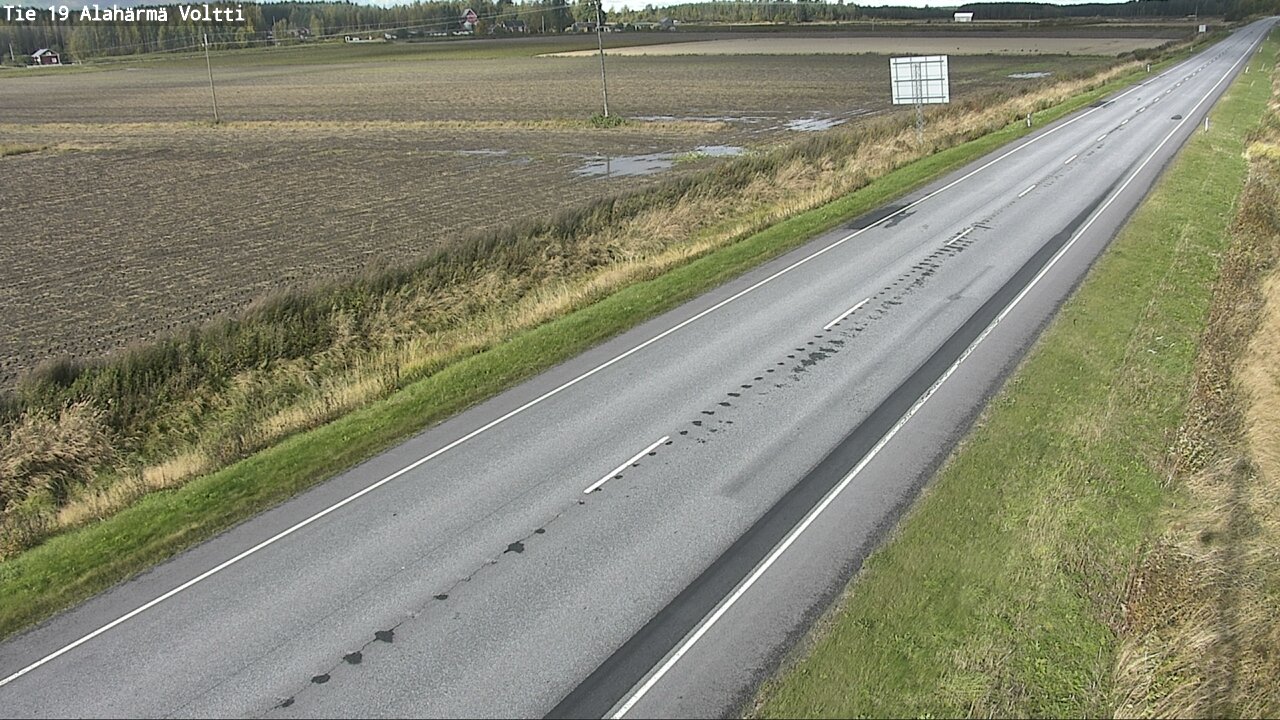 Weather Camera Image Road 19 Alahärmä, Voltti, Kauhava, Etelä-Pohjanmaa