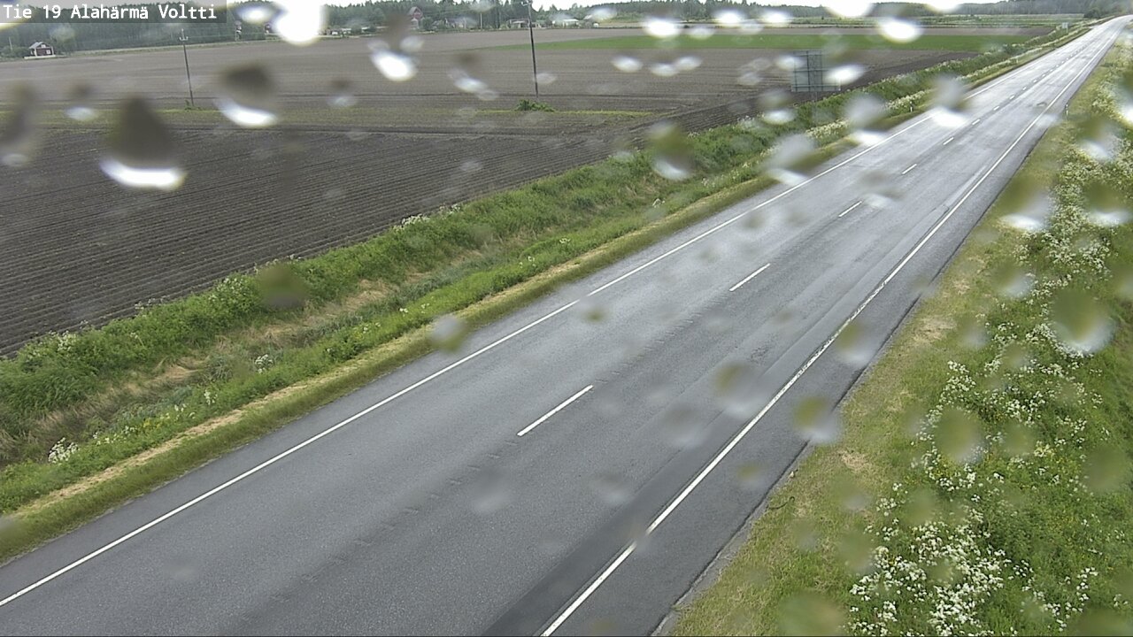 Weather Camera Image Väg 19 Alahärmä, Voltti, Kauhava, Etelä-Pohjanmaa