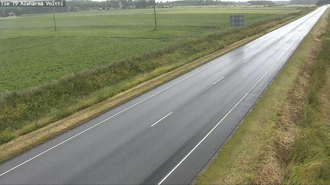 Weather Camera Image Väg 19 Alahärmä, Voltti, Kauhava, Etelä-Pohjanmaa