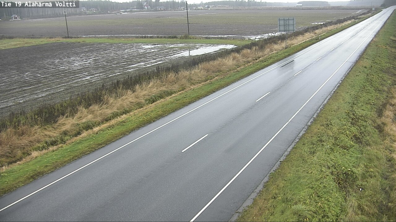 Weather Camera Image Väg 19 Alahärmä, Voltti, Kauhava, Etelä-Pohjanmaa