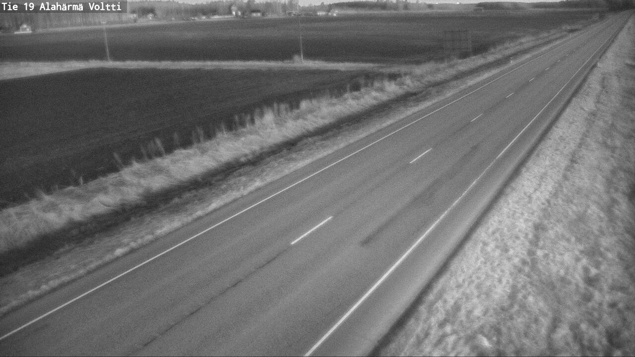 Weather Camera Image Väg 19 Alahärmä, Voltti, Kauhava, Etelä-Pohjanmaa
