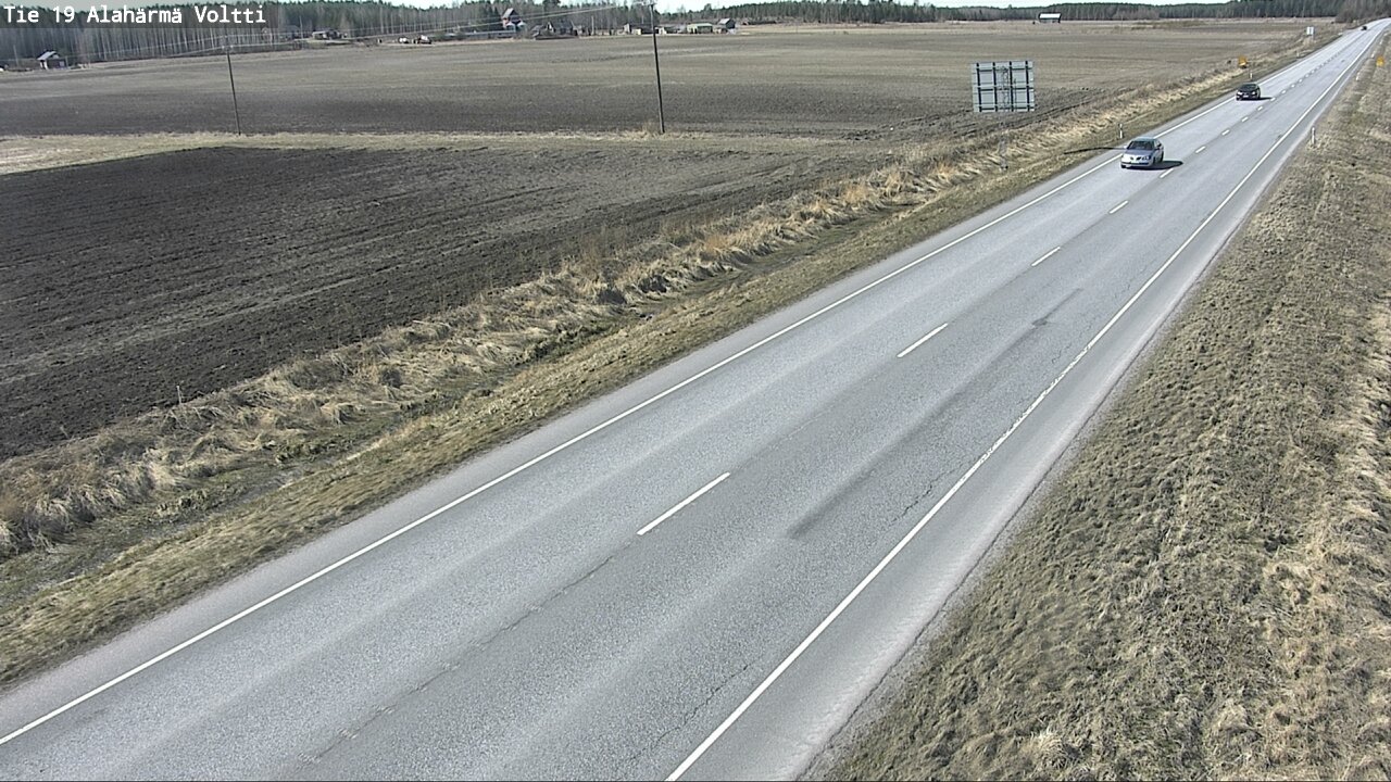 Weather Camera Image Väg 19 Alahärmä, Voltti, Kauhava, Etelä-Pohjanmaa