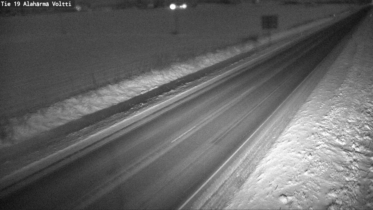 Weather Camera Image Väg 19 Alahärmä, Voltti, Kauhava, Etelä-Pohjanmaa