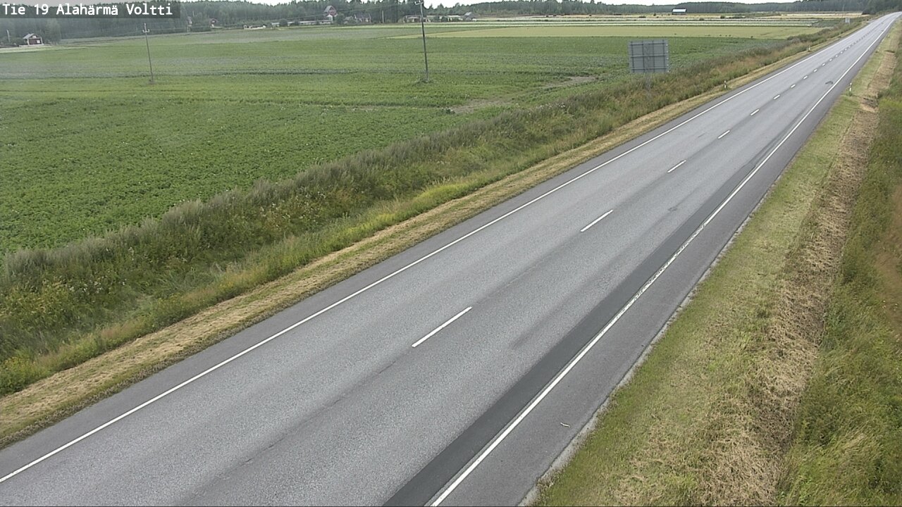 Weather Camera Image Väg 19 Alahärmä, Voltti, Kauhava, Etelä-Pohjanmaa