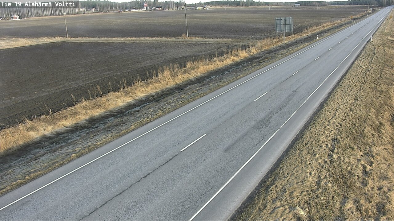 Weather Camera Image Väg 19 Alahärmä, Voltti, Kauhava, Etelä-Pohjanmaa