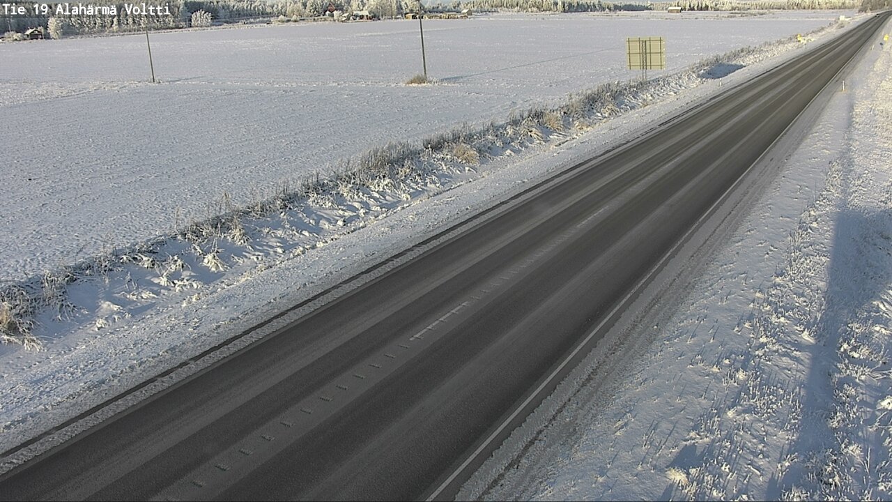 Weather Camera Image Väg 19 Alahärmä, Voltti, Kauhava, Etelä-Pohjanmaa