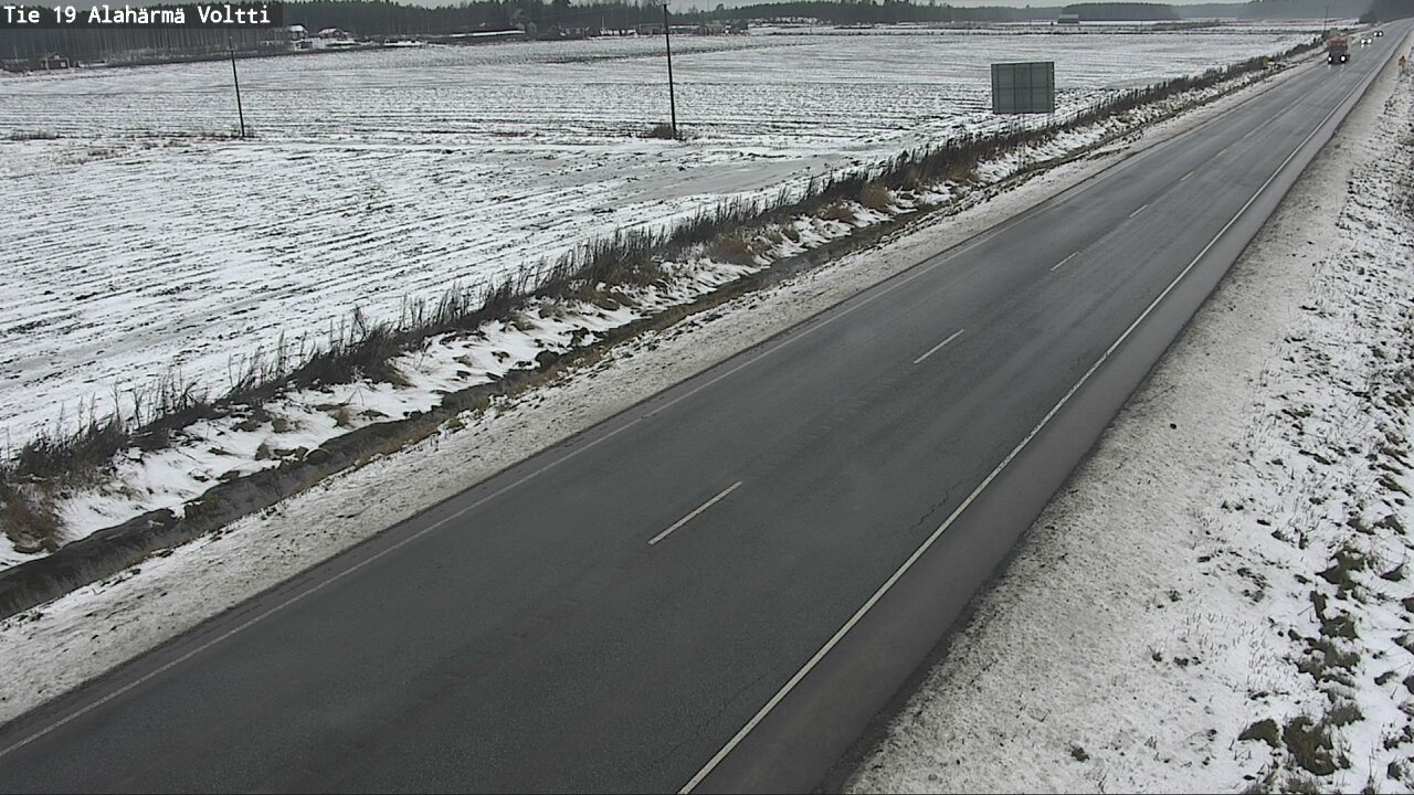 Weather Camera Image Road 19 Alahärmä, Voltti, Kauhava, Etelä-Pohjanmaa