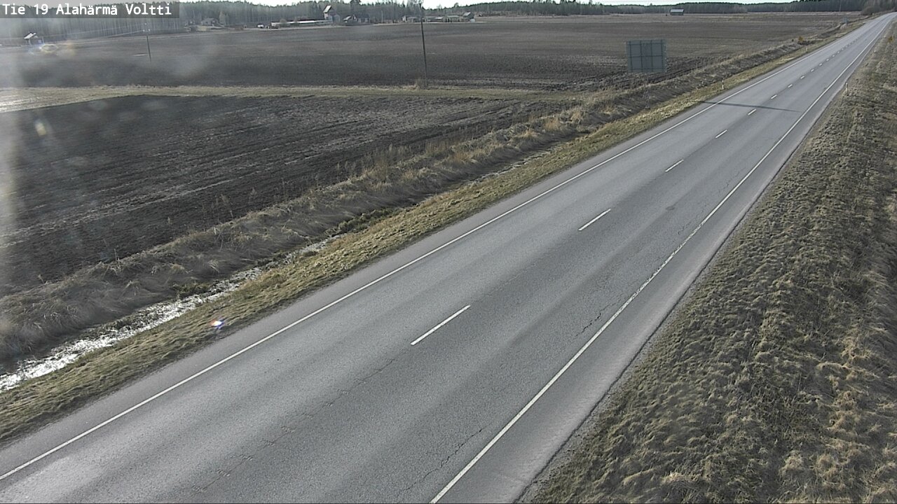 Weather Camera Image Väg 19 Alahärmä, Voltti, Kauhava, Etelä-Pohjanmaa