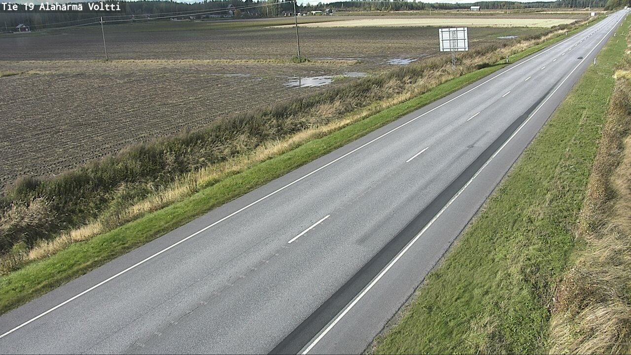 Weather Camera Image Road 19 Alahärmä, Voltti, Kauhava, Etelä-Pohjanmaa