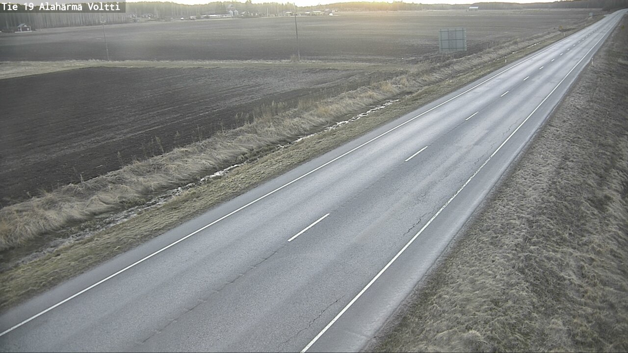 Weather Camera Image Väg 19 Alahärmä, Voltti, Kauhava, Etelä-Pohjanmaa