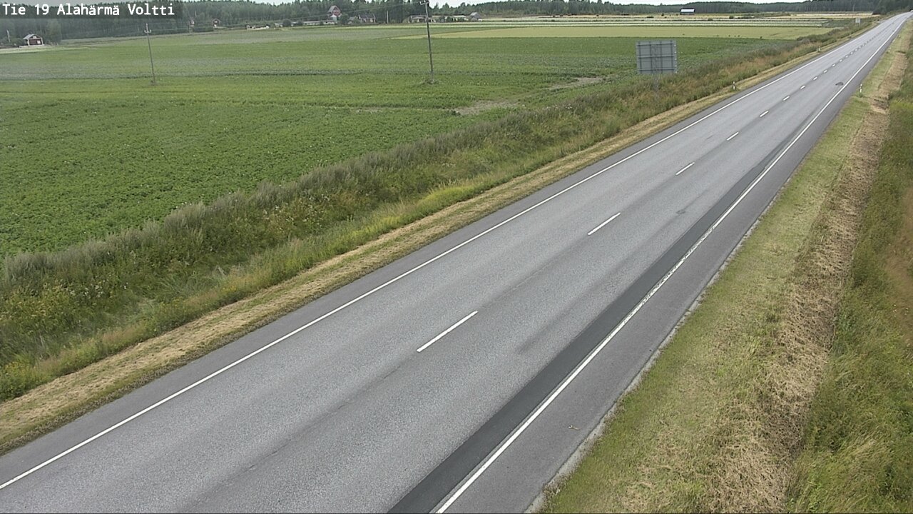 Weather Camera Image Väg 19 Alahärmä, Voltti, Kauhava, Etelä-Pohjanmaa