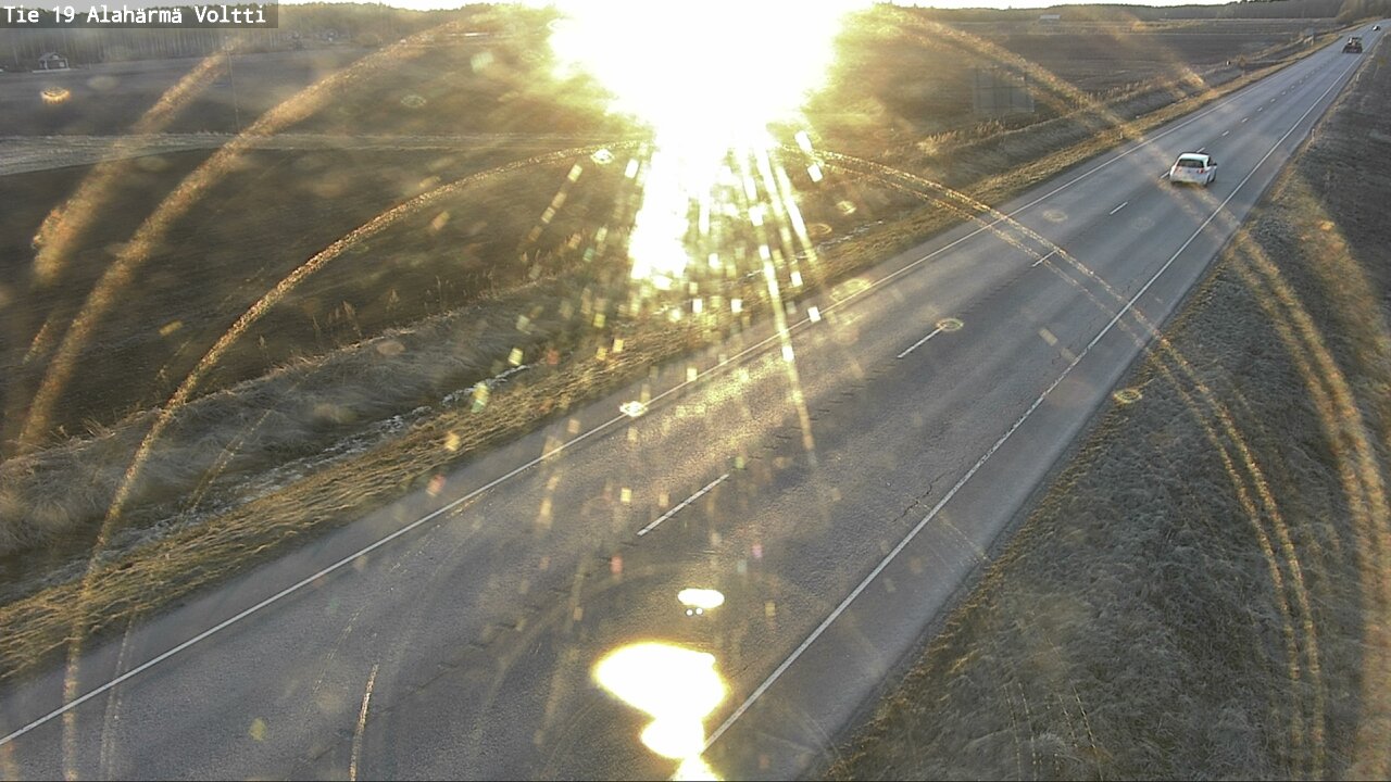 Weather Camera Image Väg 19 Alahärmä, Voltti, Kauhava, Etelä-Pohjanmaa