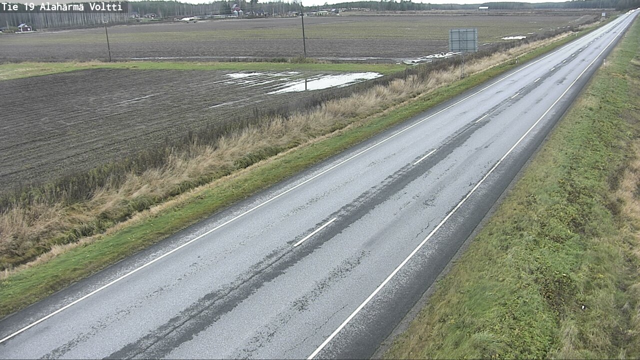 Weather Camera Image Väg 19 Alahärmä, Voltti, Kauhava, Etelä-Pohjanmaa