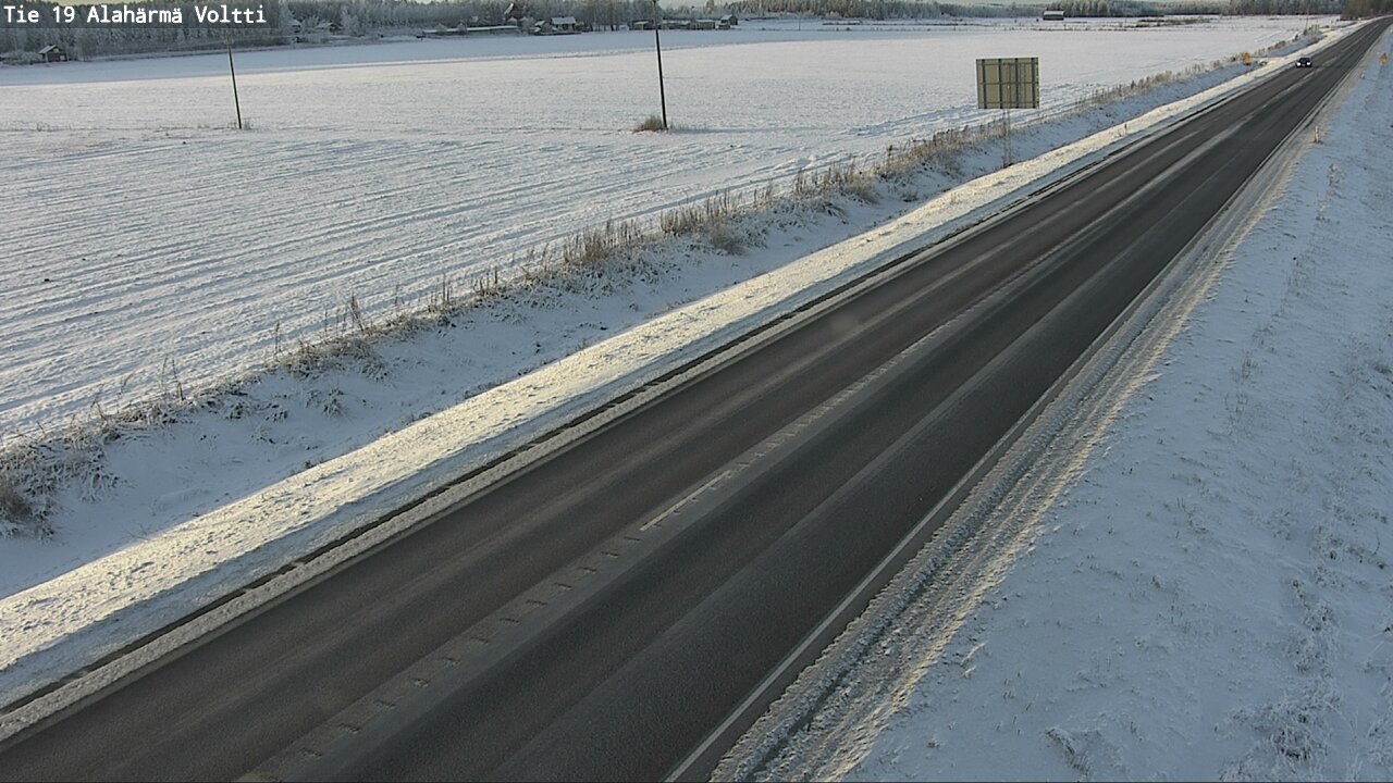 Weather Camera Image Väg 19 Alahärmä, Voltti, Kauhava, Etelä-Pohjanmaa