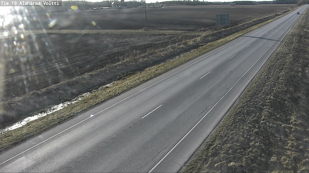 Weather Camera Image Väg 19 Alahärmä, Voltti, Kauhava, Etelä-Pohjanmaa