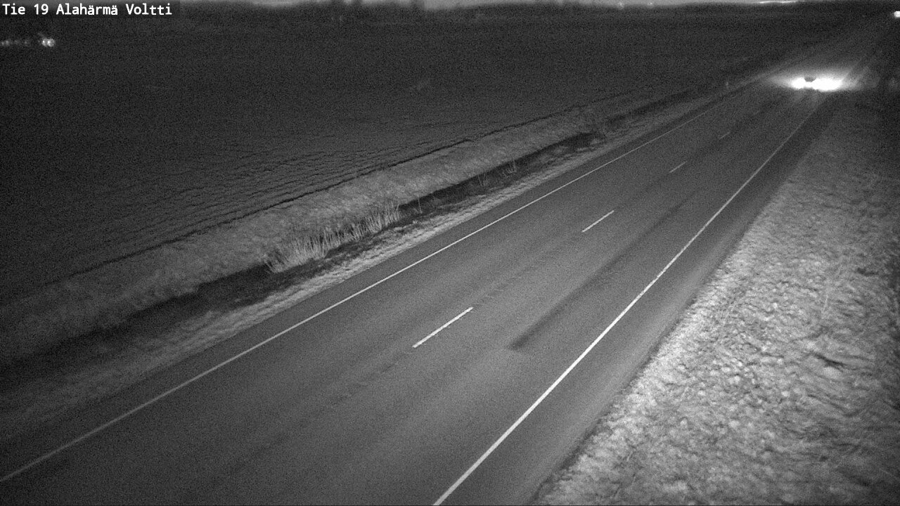 Weather Camera Image Väg 19 Alahärmä, Voltti, Kauhava, Etelä-Pohjanmaa