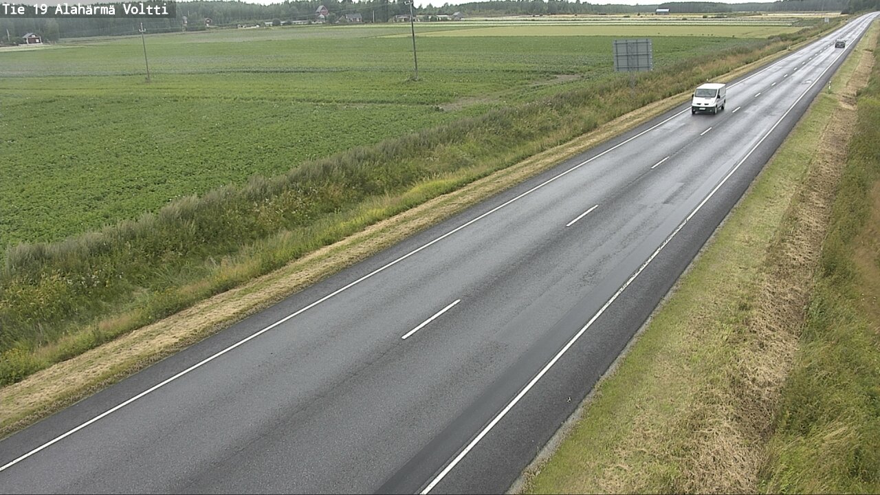 Weather Camera Image Väg 19 Alahärmä, Voltti, Kauhava, Etelä-Pohjanmaa