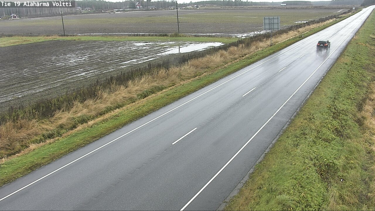 Weather Camera Image Väg 19 Alahärmä, Voltti, Kauhava, Etelä-Pohjanmaa