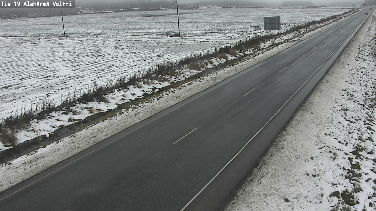 Weather Camera Image Road 19 Alahärmä, Voltti, Kauhava, Etelä-Pohjanmaa