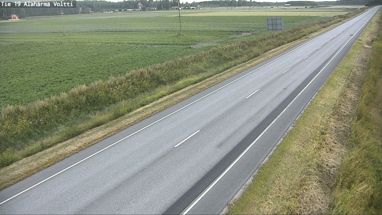 Weather Camera Image Väg 19 Alahärmä, Voltti, Kauhava, Etelä-Pohjanmaa