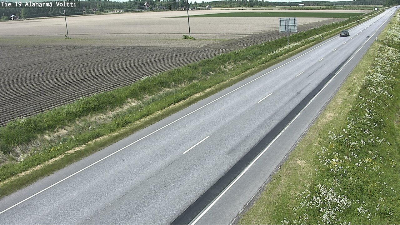 Weather Camera Image Väg 19 Alahärmä, Voltti, Kauhava, Etelä-Pohjanmaa