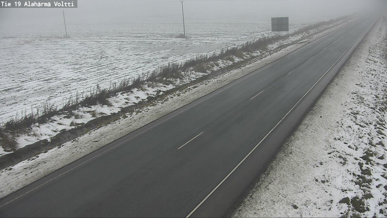 Weather Camera Image Road 19 Alahärmä, Voltti, Kauhava, Etelä-Pohjanmaa