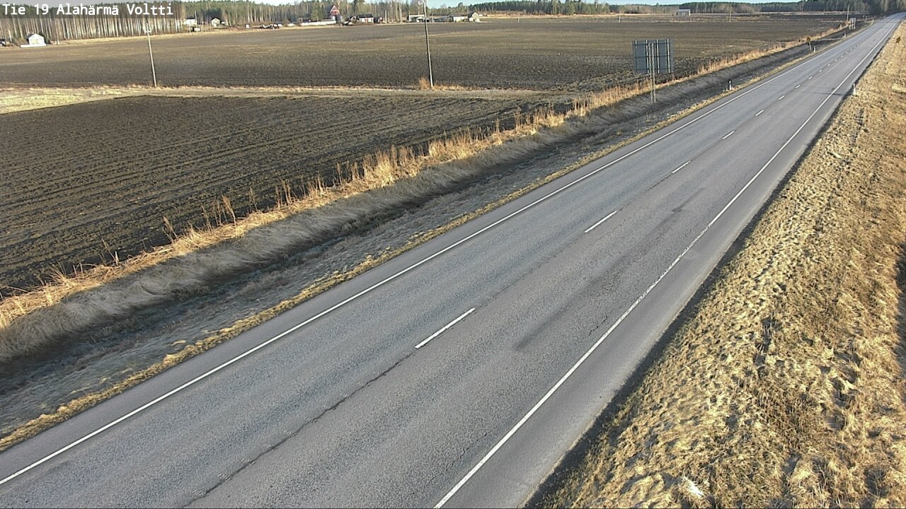 Weather Camera Image Väg 19 Alahärmä, Voltti, Kauhava, Etelä-Pohjanmaa