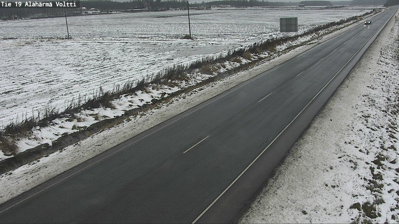 Weather Camera Image Road 19 Alahärmä, Voltti, Kauhava, Etelä-Pohjanmaa