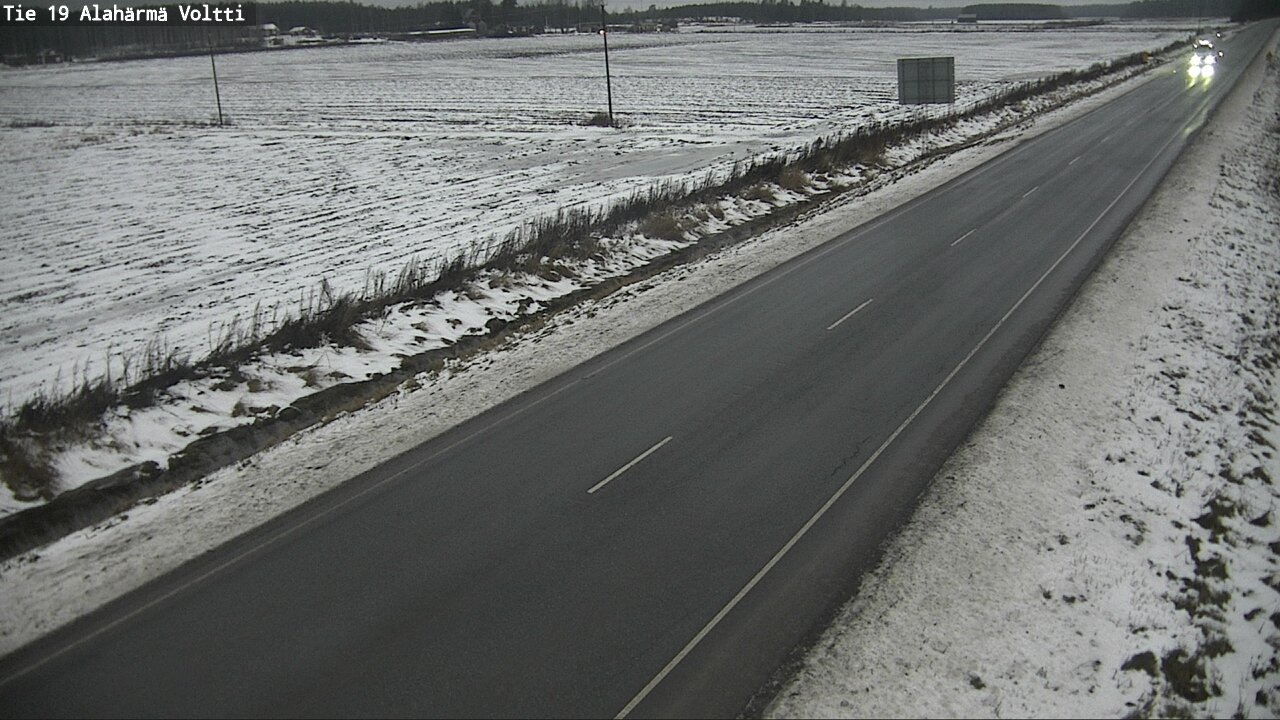 Weather Camera Image Road 19 Alahärmä, Voltti, Kauhava, Etelä-Pohjanmaa