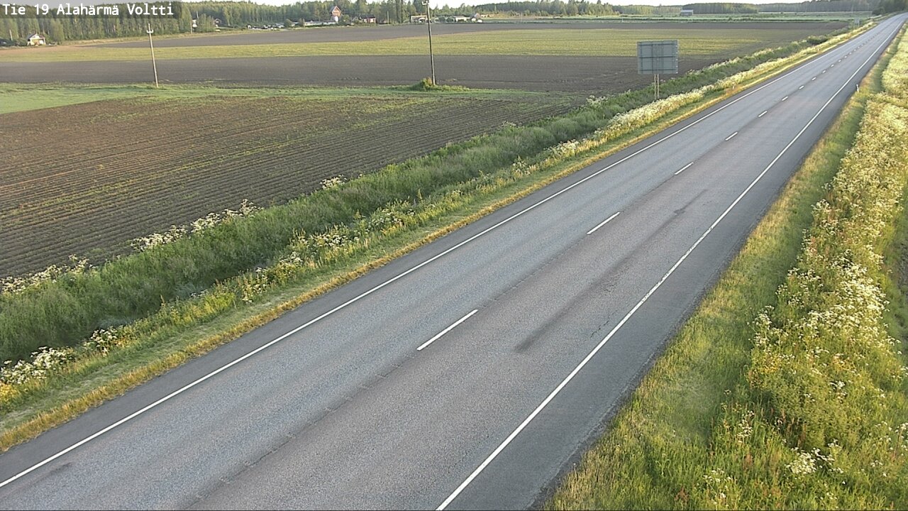 Weather Camera Image Road 19 Alahärmä, Voltti, Kauhava, Etelä-Pohjanmaa